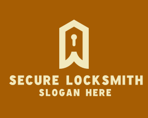 Locksmith - Home Security Keyhole logo design