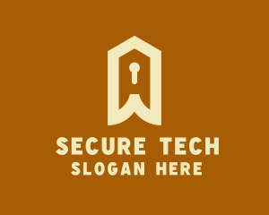 Security - Home Security Keyhole logo design