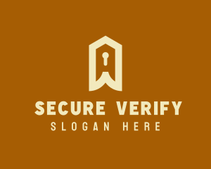 Home Security Keyhole logo design