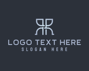 Mirror - Modern Gradient Tech logo design
