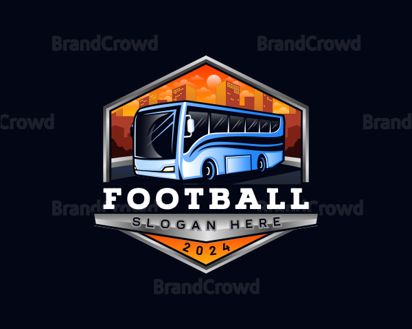 Transportation Bus Driver Logo