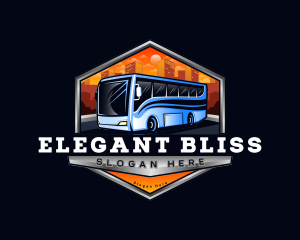 Transportation Bus Driver  Logo