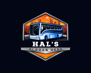 Transportation Bus Driver  Logo