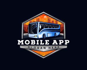 Transportation Bus Driver  Logo