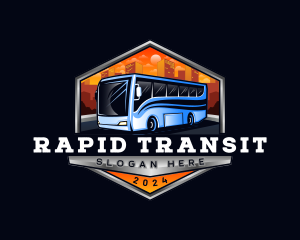 Transportation Bus Driver  logo design