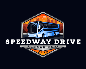 Driver - Transportation Bus Driver logo design