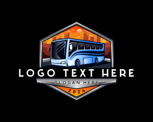 Travel - Transportation Bus Travel Tour logo design