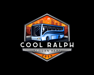 Transportation Bus Travel Tour logo design