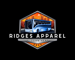 Transportation Bus Travel Tour logo design