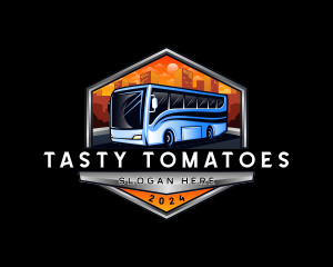 Transportation Bus Travel Tour logo design