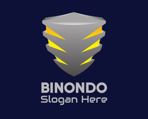 3D Metallic Shield Logo