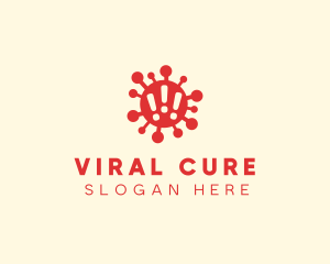 Disease - Virus Outbreak Alert logo design