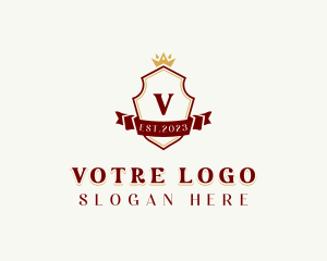 Ribbon - Royalty Shield Boutique logo design