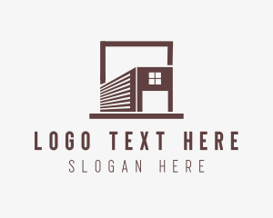Supply Chain - Product Storage Warehousing logo design