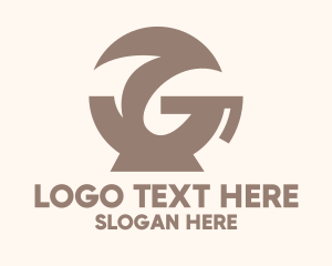 Letter G - Cup Letter G logo design