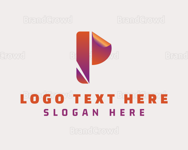 Modern Creative Letter P Logo