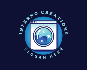 Laundry Washing Machine Logo