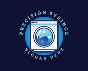 Laundry Washing Machine Logo