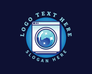 Laundry Washing Machine Logo