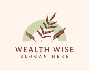 Bouquet - Organic Garden Leaf logo design