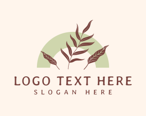 Bouquet - Organic Garden Leaf logo design