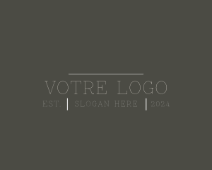 Personal - Minimalist Professional Business logo design