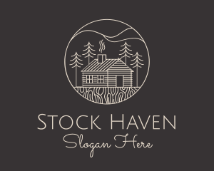 Stockroom - Rural House Cabin Realty logo design