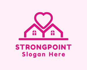 Orphanage - Heart Neighborhood Houses logo design