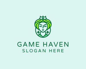 Green Lady Queen Logo