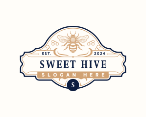 Honey Bee Apiculture logo design