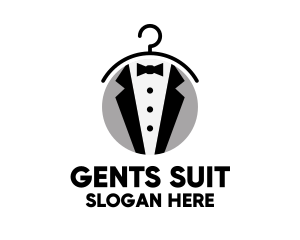 Mens Tuxedo Fashion Boutique logo design