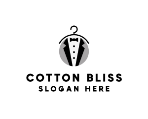 Mens Tuxedo Fashion Clothing logo design