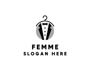 Mens Tuxedo Fashion Clothing logo design