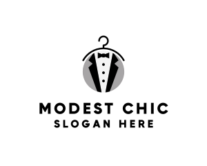 Mens Tuxedo Fashion Clothing logo design