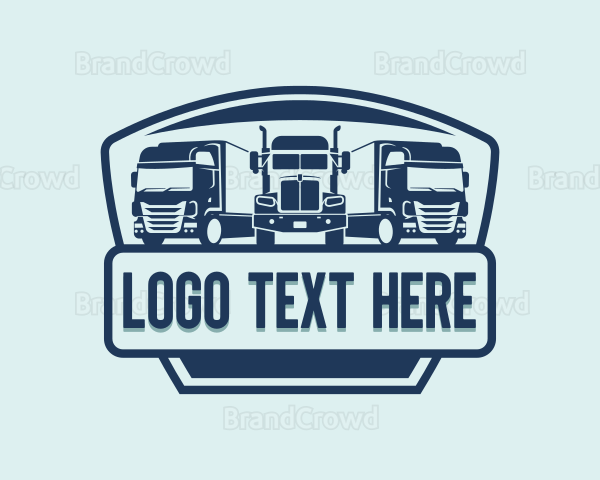 Cargo Transportation Truck Logo