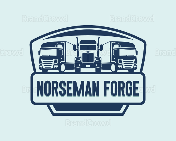 Cargo Transportation Truck Logo