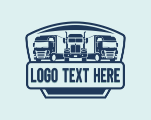 Cargo Transportation Truck Logo