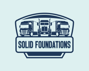 Trucker - Cargo Transportation Truck logo design