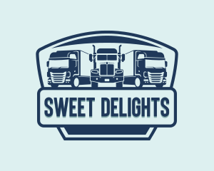 Truckload - Cargo Transportation Truck logo design
