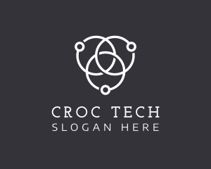 Intersecting Orbits Tech logo design