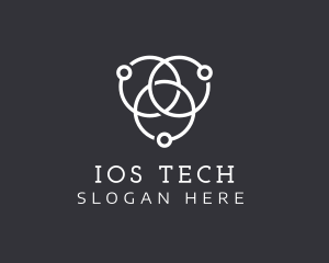 Intersecting Orbits Tech logo design