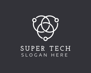 Intersecting Orbits Tech logo design