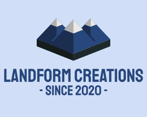 Landform - Blue Mountain Trekking logo design