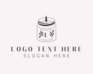 Souvenir - Scented Candle Spa logo design