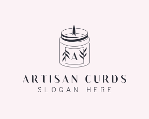 Scented Candle Spa logo design