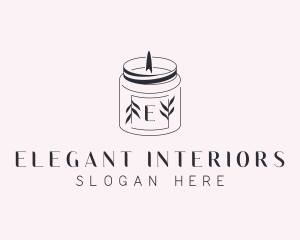 Scented Candle Spa logo design