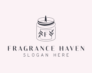 Scented - Scented Candle Spa logo design