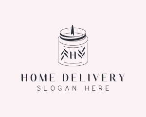 Scented Candle Spa logo design