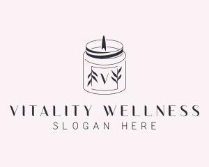 Scented Candle Spa logo design