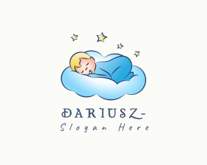 Stars - Baby Bedtime Cloud logo design